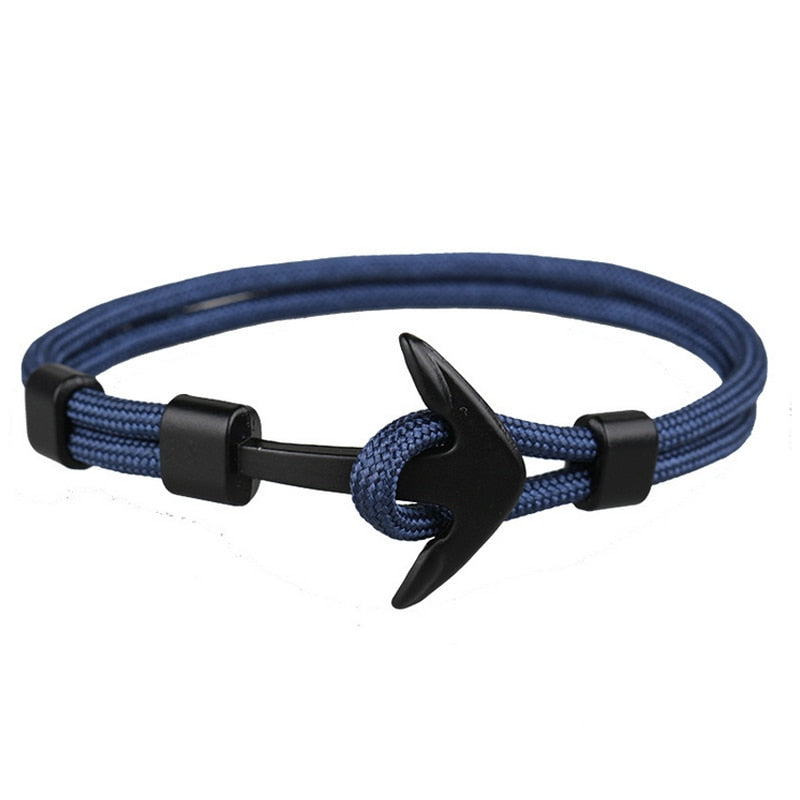 Multilayer Anchor Charm Bracelet