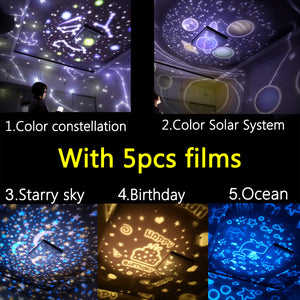 Starry Moon Night Lamp