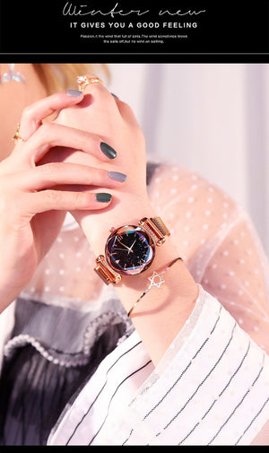 Luxury Rose Gold Women Watch