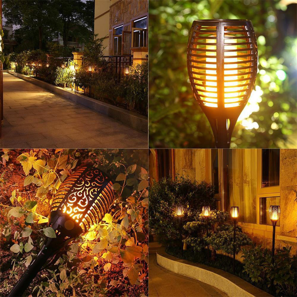 LED Solar Flame Lights
