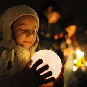 Rechargeable LED Moon Lamp