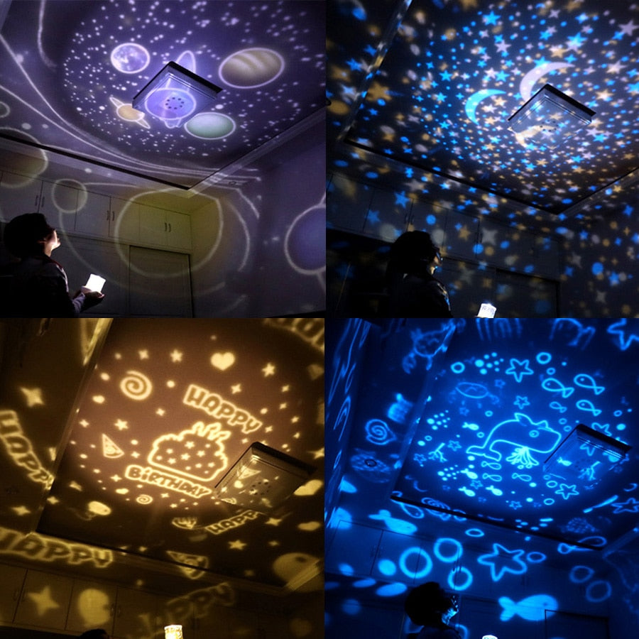 Starry Moon Night Lamp