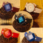Geometry Crystal Leather