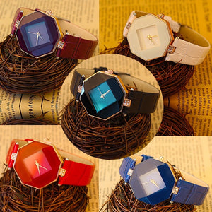Geometry Crystal Leather