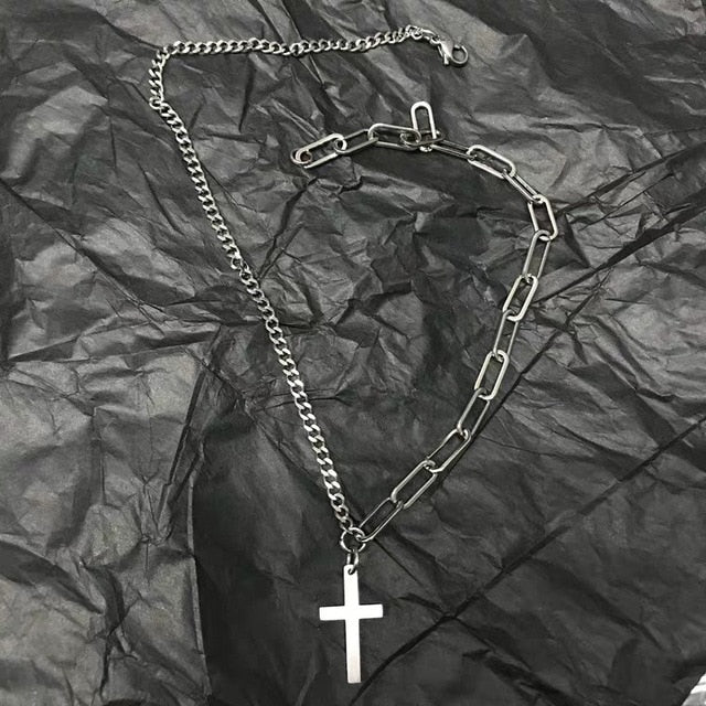 Multilayer Silver Color Metal Chain