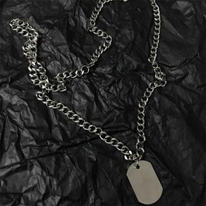 Multilayer Silver Color Metal Chain