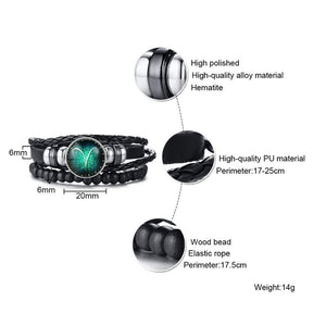 Multi-layer Leather Rope Bracelet