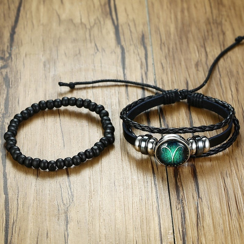 Multi-layer Leather Rope Bracelet