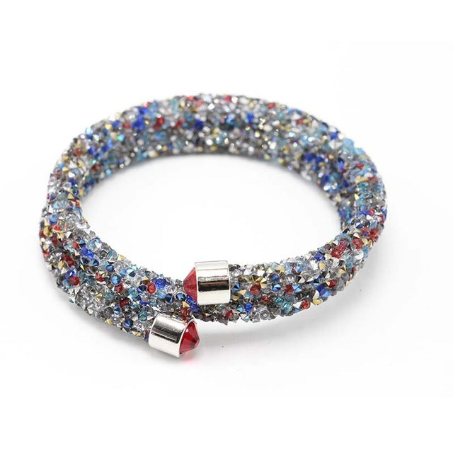 Rhinestones Multi-layer Bracelet Bangles