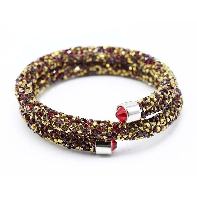 Rhinestones Multi-layer Bracelet Bangles