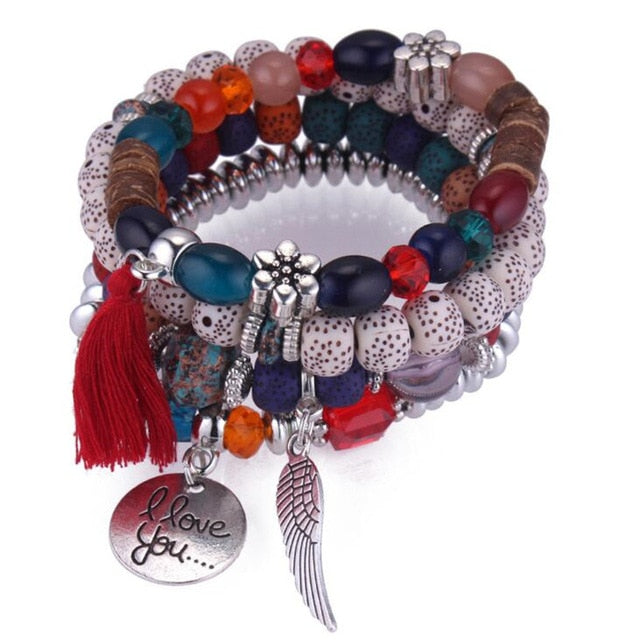 Tassel Natural Stone Bracelet