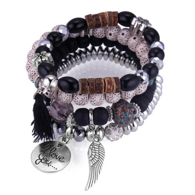 Tassel Natural Stone Bracelet