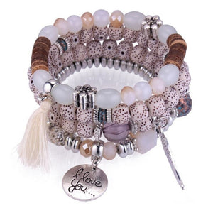 Tassel Natural Stone Bracelet