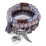Tassel Natural Stone Bracelet