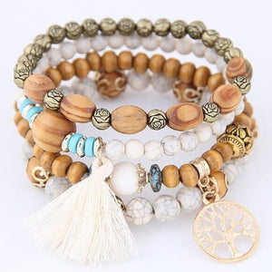 Tassel Natural Stone Bracelet