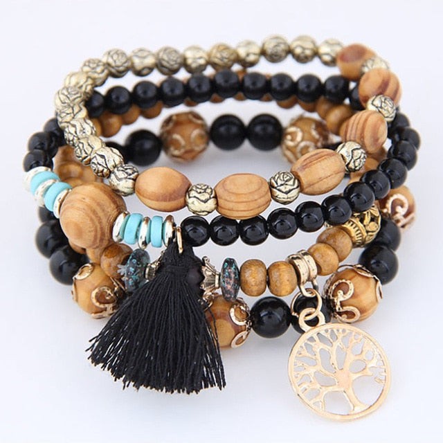 Tassel Natural Stone Bracelet