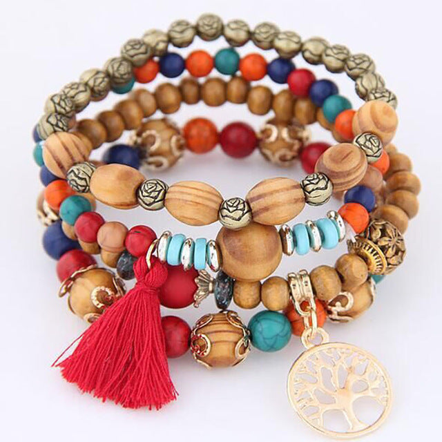 Tassel Natural Stone Bracelet
