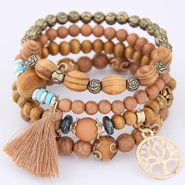 Tassel Natural Stone Bracelet