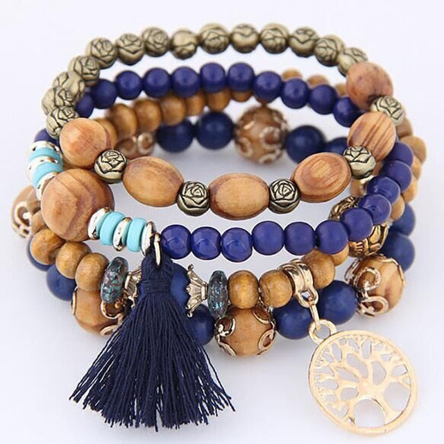 Tassel Natural Stone Bracelet