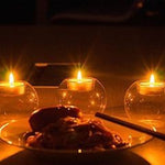 Crystal Glass Candle Holder