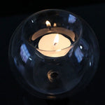 Crystal Glass Candle Holder