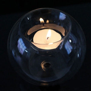 Crystal Glass Candle Holder