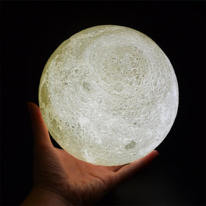 Rechargeable LED Moon Lamp