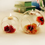 Crystal Glass Candle Holder