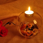 Crystal Glass Candle Holder