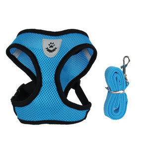 Cat Dog Adjustable Harness and Leash Set