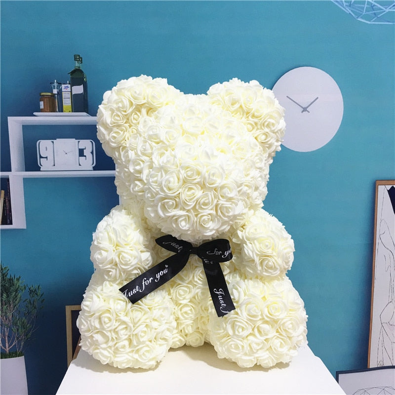 Rose Flower Teddy Bear