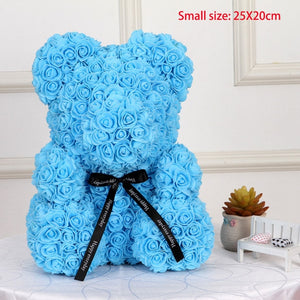 Rose Flower Teddy Bear