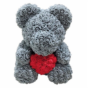 Rose Flower Teddy Bear