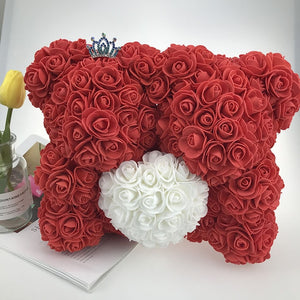 Rose Flower Teddy Bear