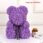 Rose Flower Teddy Bear