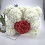 Rose Flower Teddy Bear