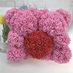 Rose Flower Teddy Bear