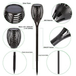 LED Solar Flame Lights