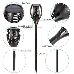 LED Solar Flame Lights